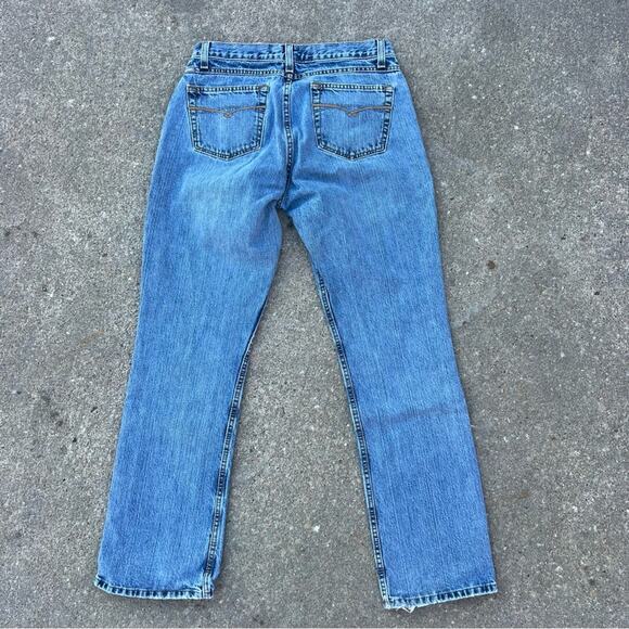 Y2K Cruel Girl 9R Relaxed Fit Boot Cut Blue Denim Jeans - Picture 3 of 8